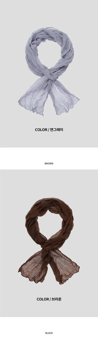 [[11]color] Wrinkle Scarf