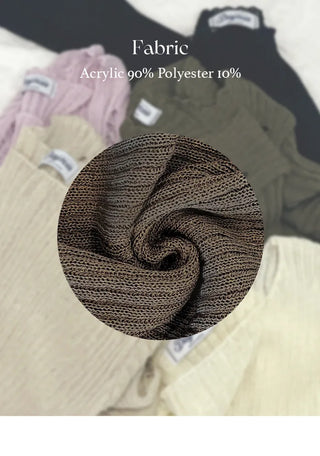 Summer distressed boat neck cropped knit (5 colors)