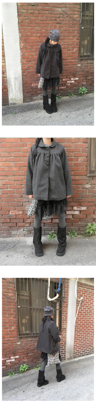 Balloon Big Button Coat