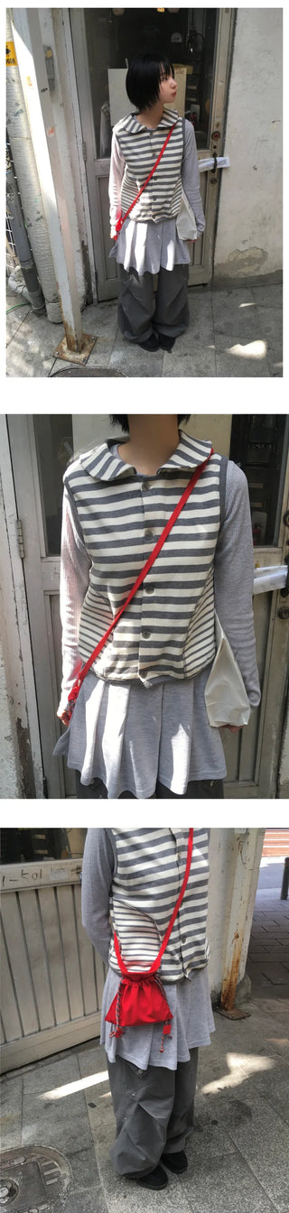 (3 colors) Pleated dress