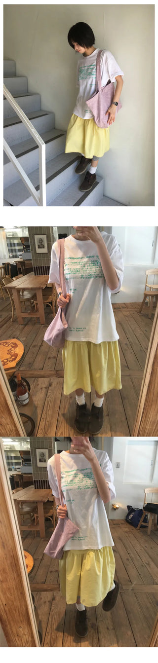 [4 colors] Lace skirt