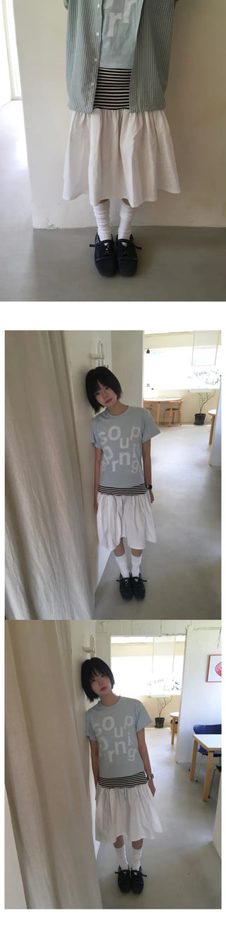 [3 colors] Short-sleeved T-shirt