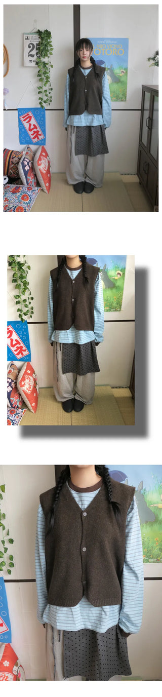 Knit vest