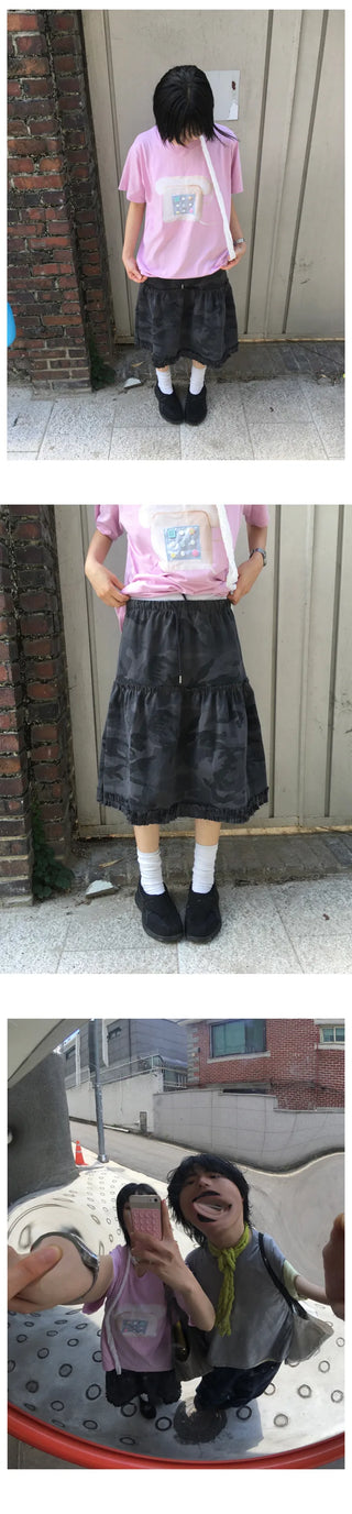 Camouflage skirt