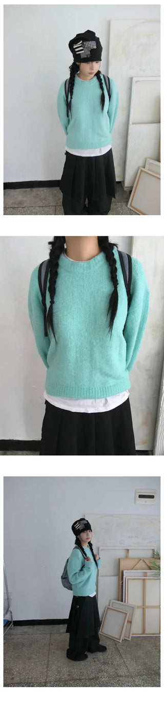 (4 colors) Wool knit