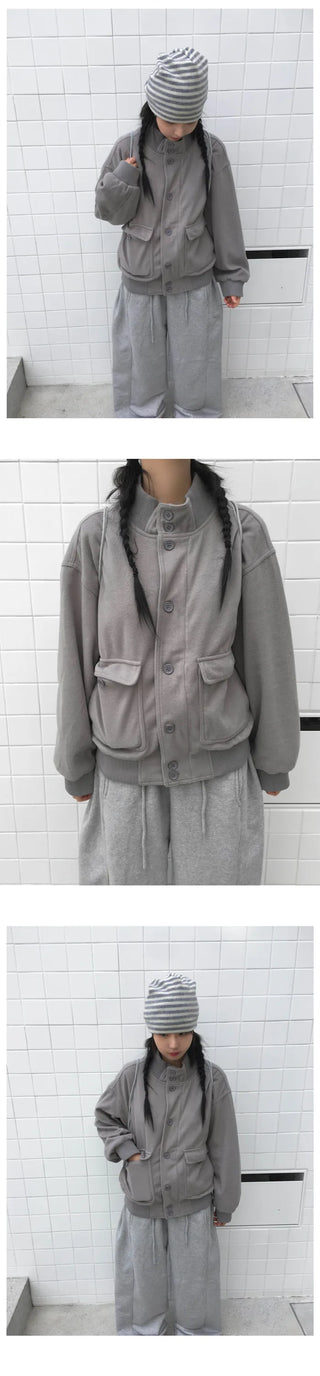 Soft Button Blouson (2c)