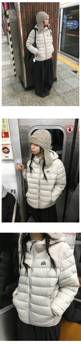 (2 colors) Knitted beanie with ears
