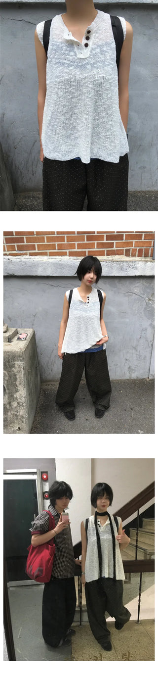 [2 colors] Mini polka dot pants
