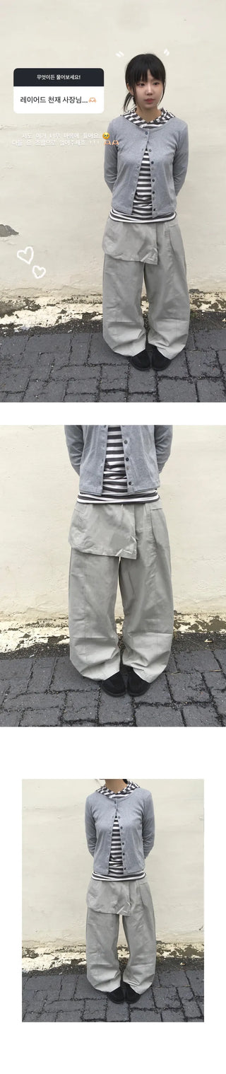 Striped Hooded Parka