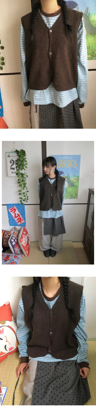 Knit vest