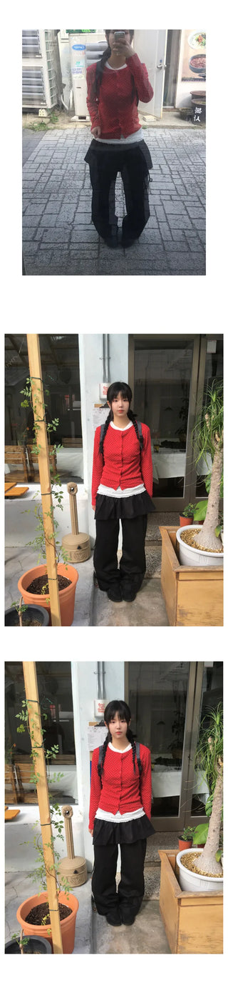 Wrap skirt pants