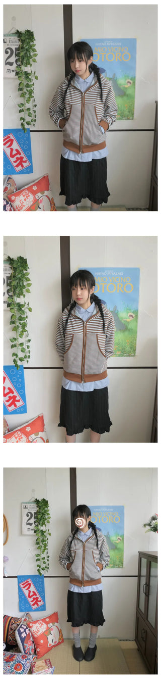Striped hoodie