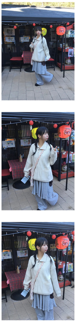 (3 colors) Long-length basic T-shirt