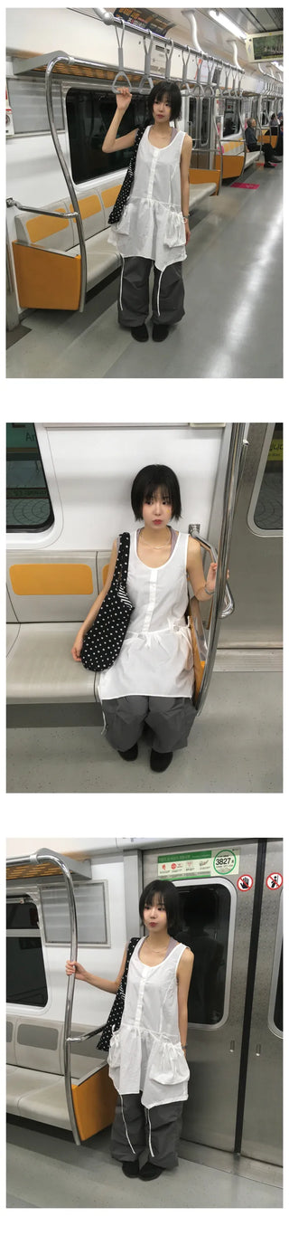 [3 colors] Layered camisole