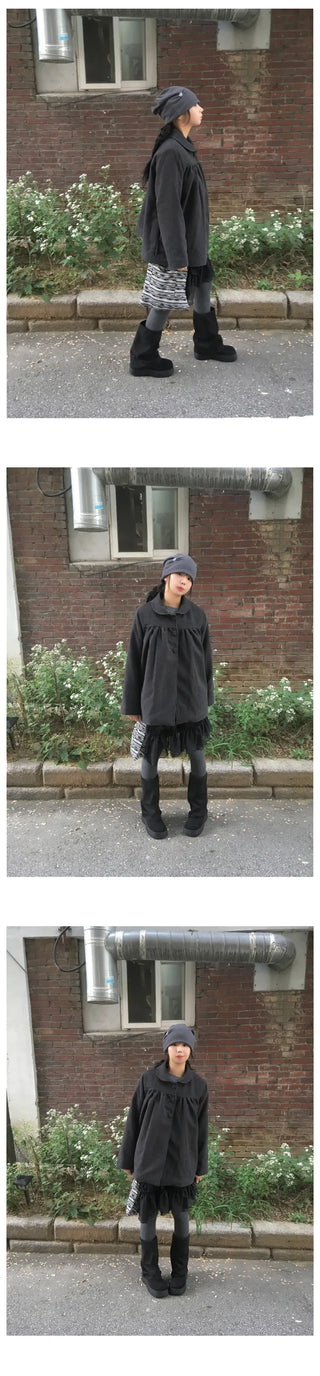 Balloon Big Button Coat