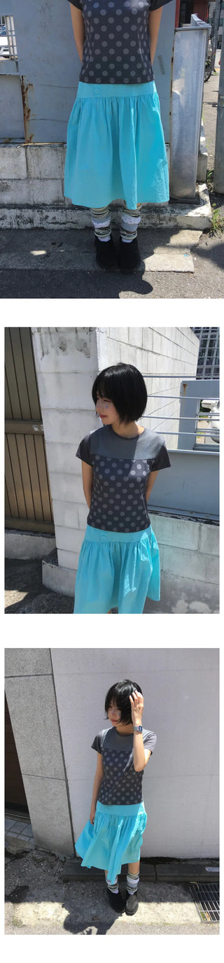 [3 colors] Polka Dot Hooded Windbreaker
