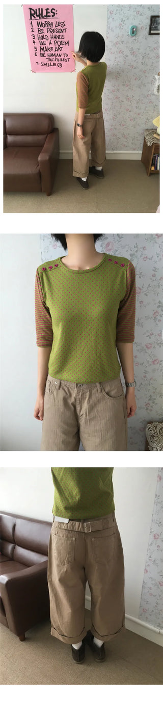 [2 colors] Bermuda shorts