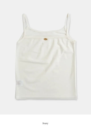 Mesh layered sleeveless top