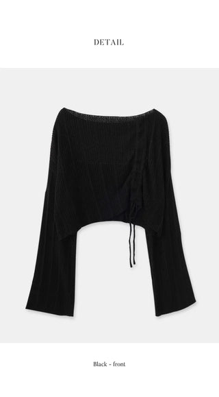 Summer cropped knit