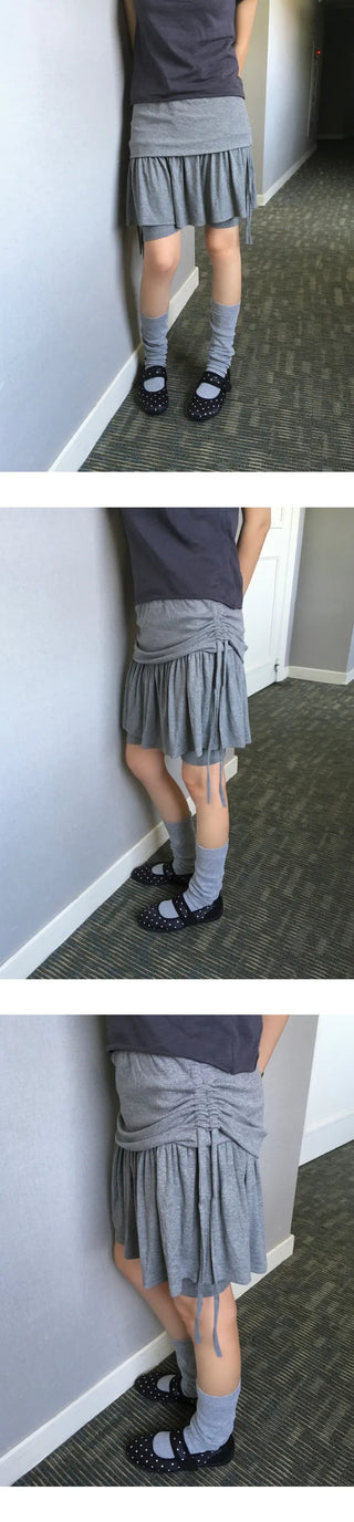 [3 colors] Layered Short-Sleeve T-Shirt