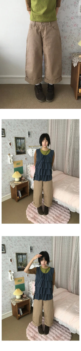 [2 colors] Bermuda shorts