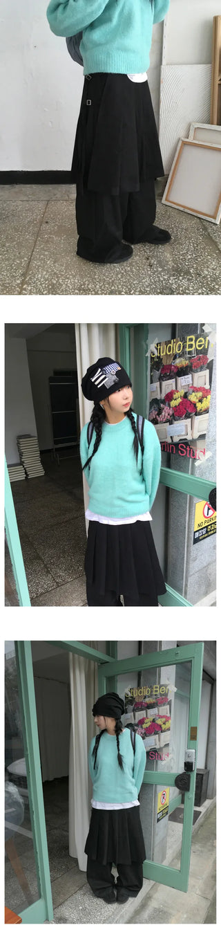 (4 colors) Wool knit