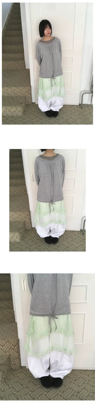 [3 colors] Balloon Wide Pants