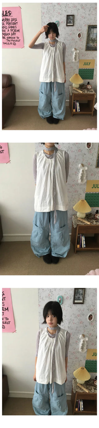 [3 colors] Polka Dot 7/8 Length Pants