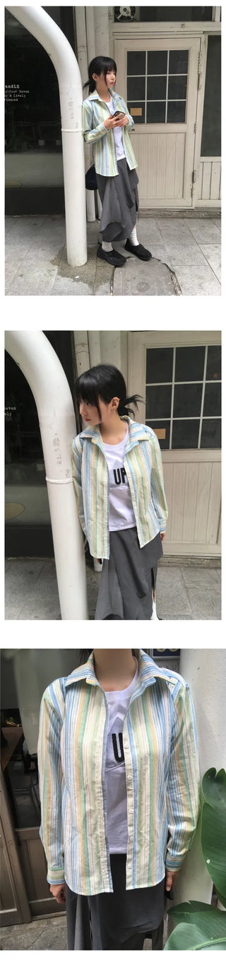 Layered Asymmetrical Long Skirt