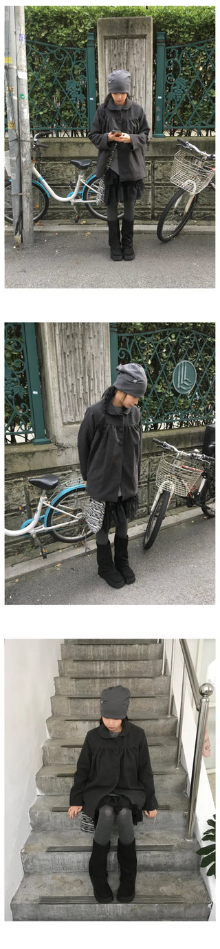 Balloon Big Button Coat