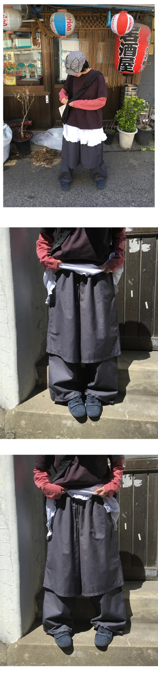 (2 colors) Layered slacks