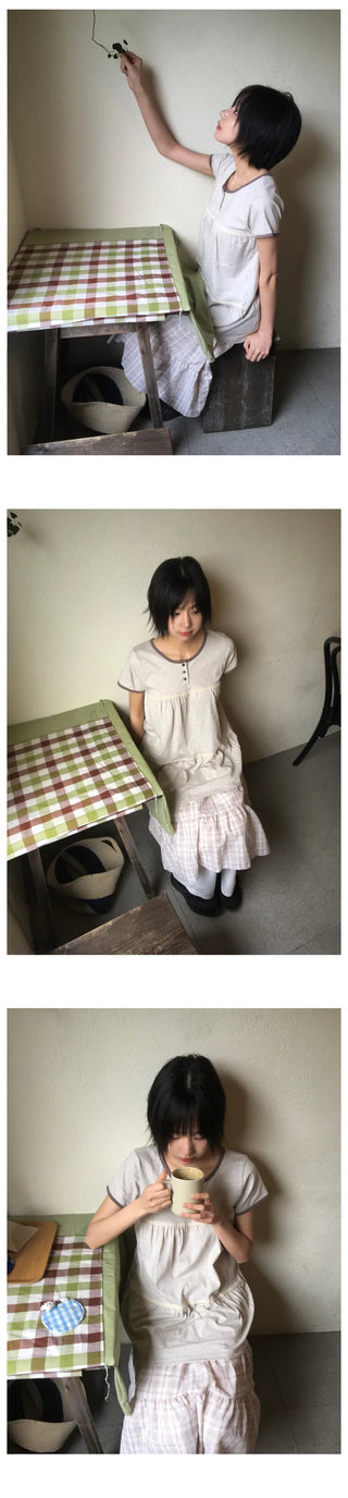 (2 colors) Lace Short-Sleeve T-Shirt