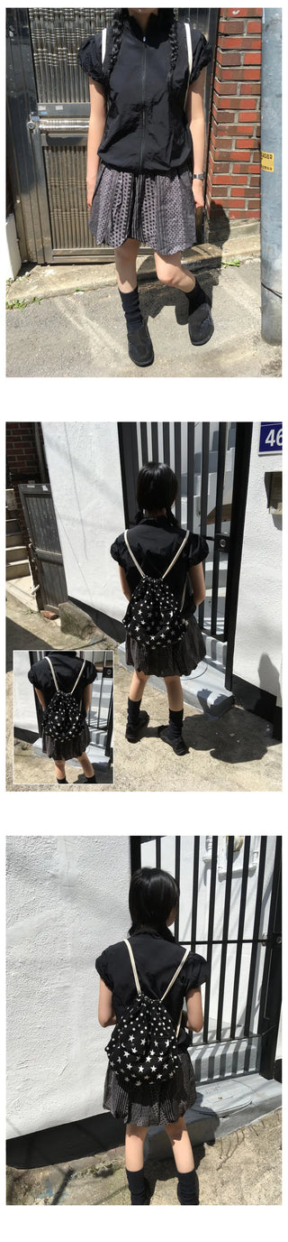 Pumpkin print skirt
