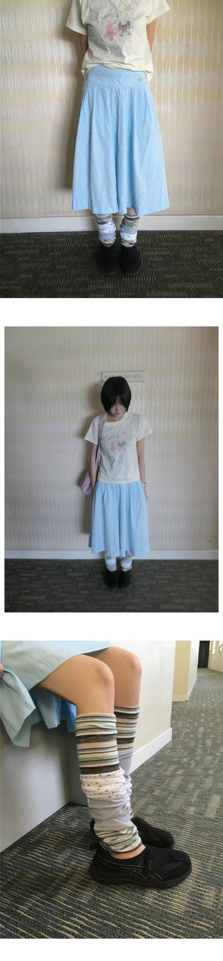 [3 colors] Shirred Short-Sleeve T-Shirt