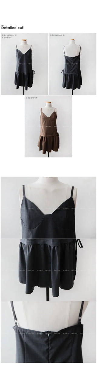 Flared bustier tunic