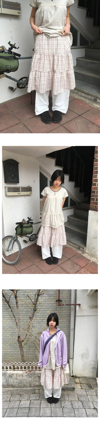 (2 colors) Lace Short-Sleeve T-Shirt