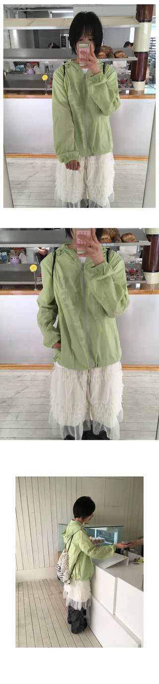 (4 colors) Airy Light Mountain Parka