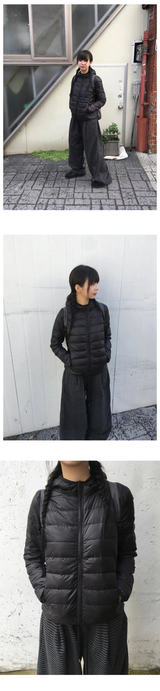 Lightweight duck down jacket