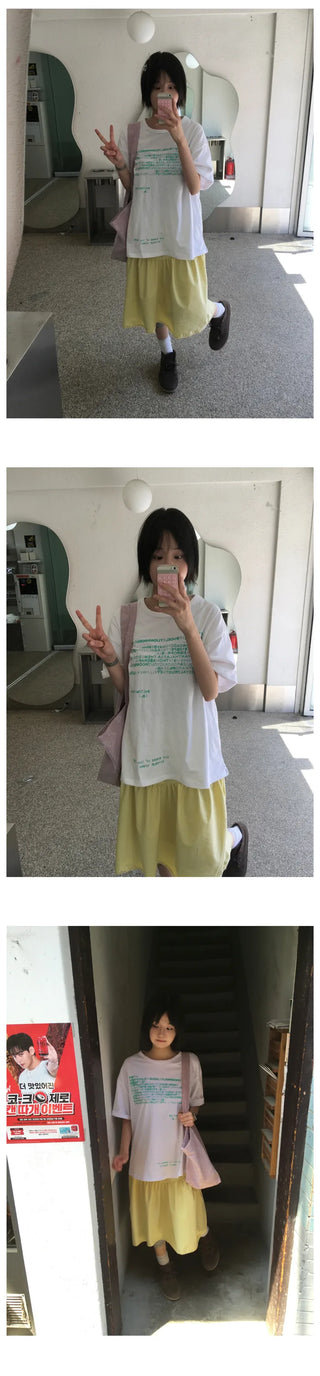 [4 colors] Lace skirt
