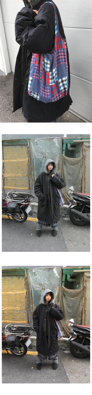 (2 colors) Puff-sleeve down jacket