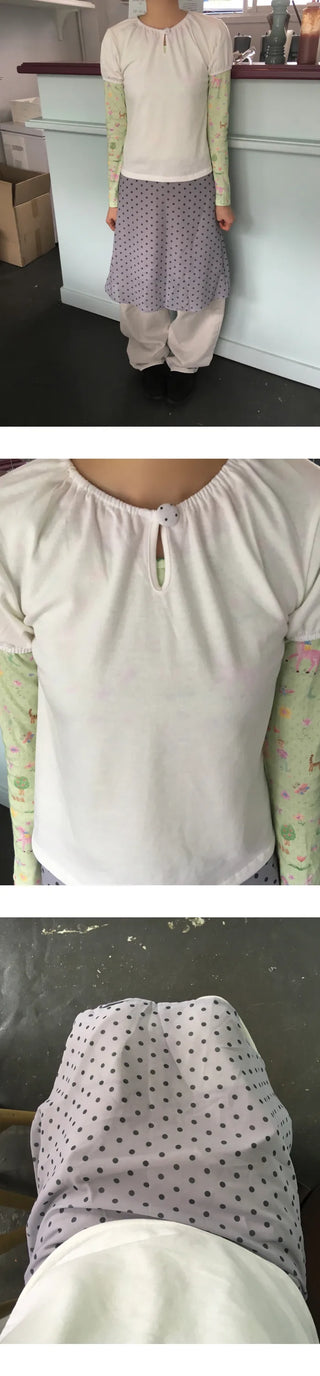 [3 colors] Dot T-shirt