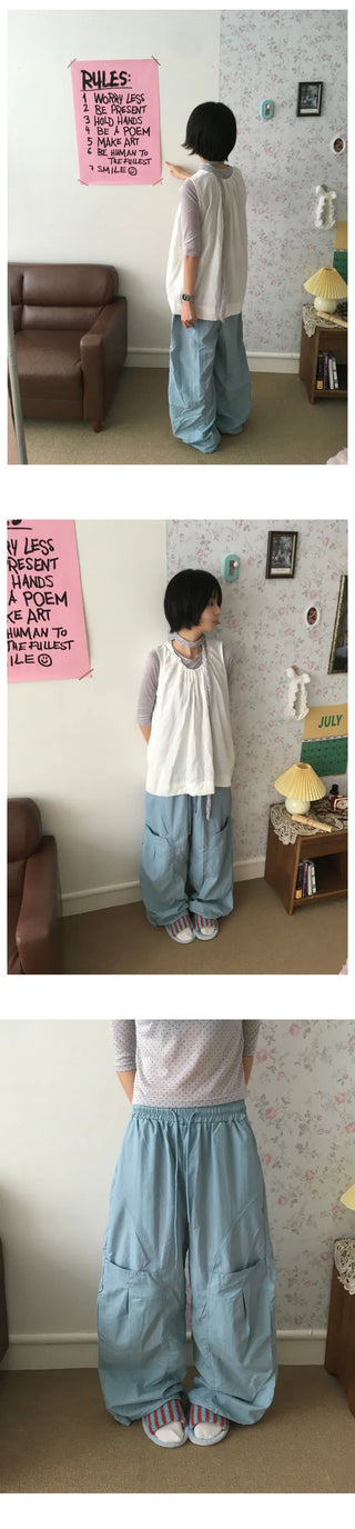 [3 colors] Polka Dot 7/8 Length Pants