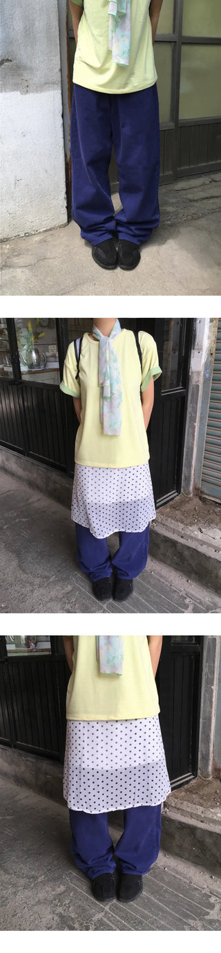 [2 colors] Pants