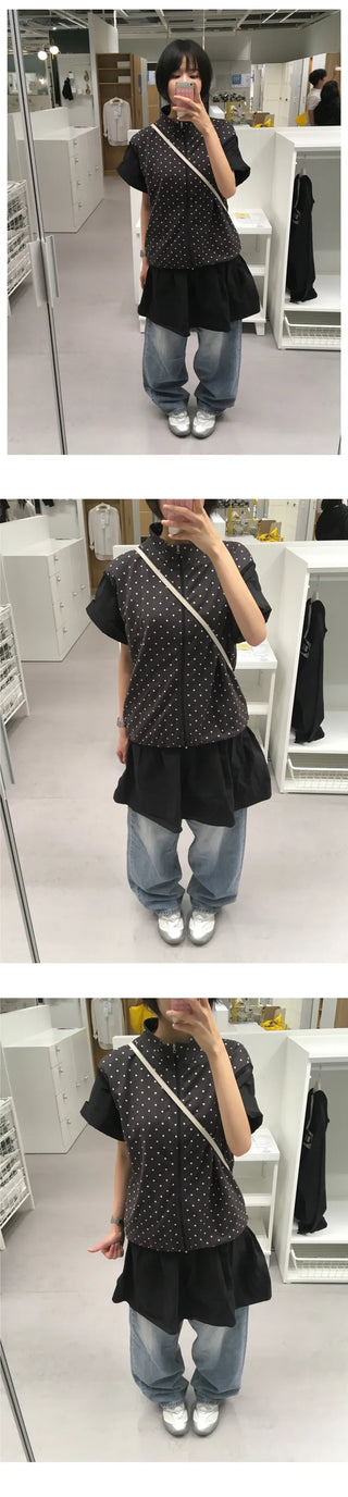 [4 colors] Frill dress