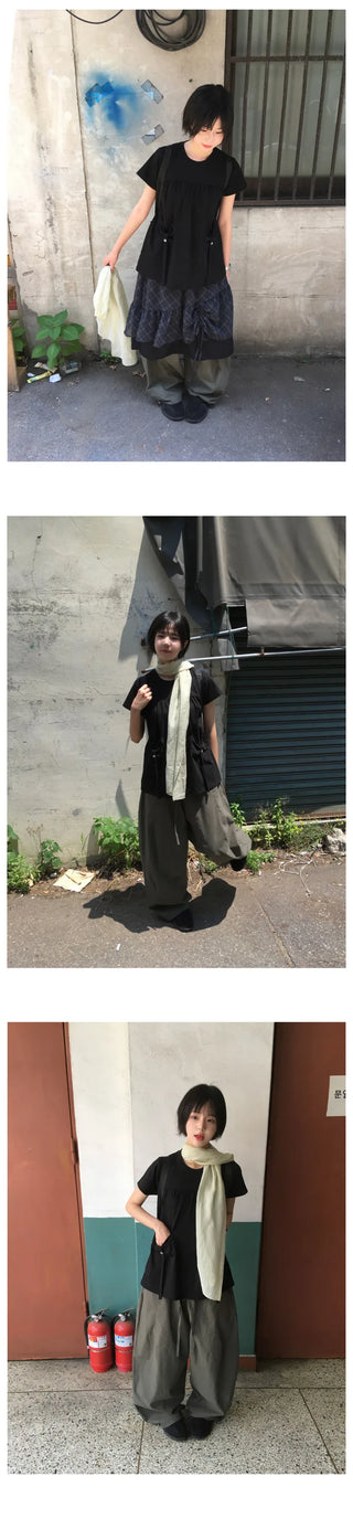 [4 colors] Wrinkle Scarf