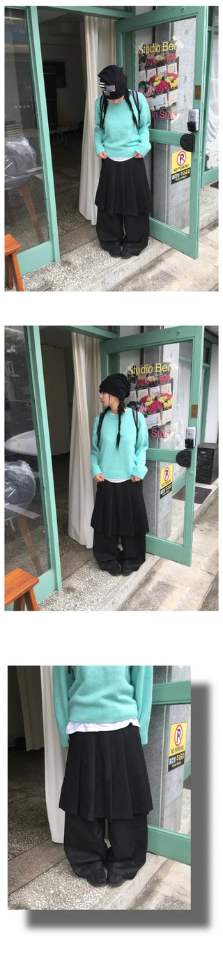 (4 colors) Wool knit