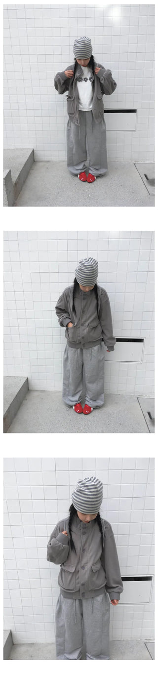 Slit wide pants (3c)