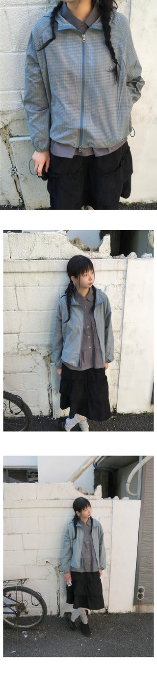 Corduroy frill skirt