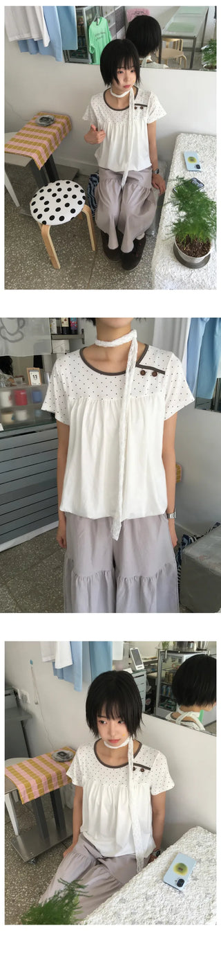 [3 colors] Shirred Bermuda Shorts