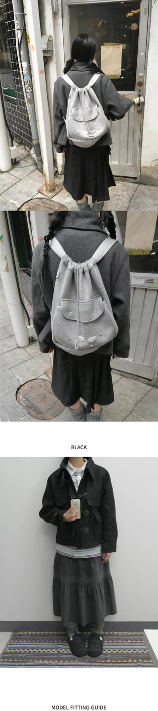 Big Collar Half Duffle Coat (2c)
